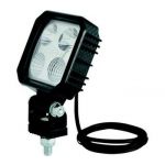 PHARES LED CORPS CARBONE 4 LED - 8W -1000 LM