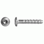 VIS À BÉTON - TÊTE PLATE BOMBÉE - ZINGUÉ - TORX - 6X50 MM - 100 PIÈCES - R-LX RAWL