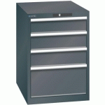 ARMOIRE NOIR 564X725X850 AVEC 4 TIR. 75KG _ 78.525.060 - LISTA
