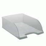 LOT DE 4 - CORBEILLE À COURRIER MAXI FORMAT LEITZ PLUS JUMBO INCOLORE