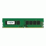 CRUCIAL - DDR4 - MODULE - 16 GO - DIMM 288 BROCHES - 2400 MHZ / PC4-19200 - MÉMOIRE SANS TAMPON