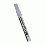 LOT DE 12 - MARQUEUR ARTLINE PERMANENT POINTE MOYENNE CONIQUE 2.3MM TOUS SUPPORTS CORPS MÉTAL ENCRE PIGMENTÉE RÉSISTE EAU ARGENT