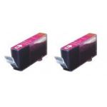 LOT DE 2 CARTOUCHES  COMPATIBLE CANON BCI 6 MAGENTA