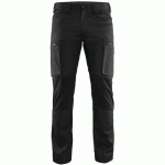 PANTALON DE TRAVAIL SERVICES STRETCH NOIR TAILLE 52 - BLAKLADER