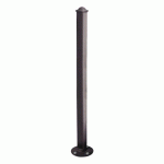 POTELET INCLINABLE AMORTICHOC AGORA - ZINC NOIR 9005 - PROCITY