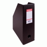 LOT DE 10 - RANGE-REVUES ESSELTE CLASSIC-BOX NOIR DOS 10 CM