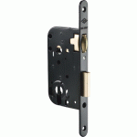 SERRURE MONOPOINT À LARDER MULTIBAT À ROULEAU NOIR AXE 50MM BOUT ROND – JPM - 290000-02-0X