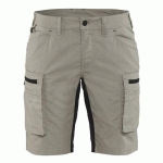 SHORT SERVICES STRETCH FEMME BEIGE/NOIR TAILLE 44 - BLAKLADER