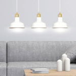 EMIBIG LIGHTING SUSPENSION GOBO À TROIS LAMPES, BLANCHE