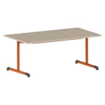 TABLE BANDANA 140 X 80 CM FIXE T3 STRAT ÉRABLE PAPAYE 2011 - MOBIDECOR