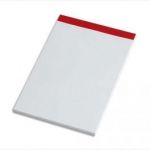 UNIPAPEL BLOC ÉCONOMIQUE SANS COUVERTURE 15,5X21,5 160 PAGES UNIES BLANCHES