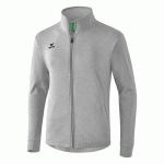 VESTE SWEAT - ERIMA - GRIS CHINÉ CLAIR