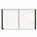 AGENDA QUO VADIS EURÉQUART CLUB SEMAINIER - ANNÉE 2026 - 24 X 30 CM NOIR