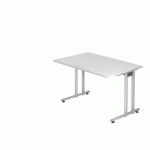 BUREAU FIXE 120 CM SÉRIE N BLANC - HAMMERBACHER