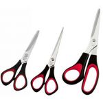 CISEAUX UNIVERSELS POUR GAUCHERS, POINTU, 160 MM - LOT DE 10