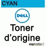 DELL - 593-BBBN - TONER CYAN - PRODUIT D'ORIGINE - 1200 PAGES - V1620