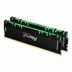 KINGSTON FURY RENEGADE RGB - DDR4 - KIT - 64 GO: 2 X 32 GO - DIMM 288 BROCHES - 3600 MHZ / PC4-28800 - MÉMOIRE SANS TAMPON