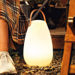 FH LIGHTING LAMPE DE TABLE LED RUBY AVEC CHANGEMENT DE COULEUR RVB, Ø 18 CM