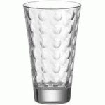 LOT DE 6 - LEONARDO VERRE À EAU OPTIC, 300 ML