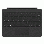 MICROSOFT SURFACE PRO TYPE COVER (M1725) - CLAVIER - AVEC TRACKPAD, ACCÉLÉROMÈTRE - AZERTY - FRANÇAIS - NOIR