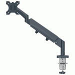 BRAS SIMPLE POUR ÉCRAN - FAIBLE ENCOMBREMENT - GRIS FONCÉ - LEITZ ERGO
