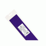 LOT DE 10 - PAPIER CRÉPON, SACHET DE 1 FEUILLE PLIÉE 75% AU FORMAT 2,50X0,50M - VIOLET