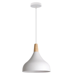 LUSTRE SUSPENSION CRÉATIVE SIMPLE E27 ÉCLAIRAGE INTÉRIEUR LAMPE SUSPENSIONCHAMBRE SALON (BLANC) - BLANC