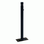 POTELET RABATTABLE SOLIBLOC Ø 76 MM CITY - NOIR 9005 - PROCITY
