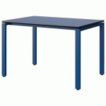 TABLE MALIBU 120X80 T6 SOUDÉ ST ANTIB BLEU U525/NO BLEU 5005 - MANUTAN EXPERT