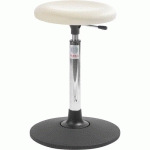 TABOURET SWAY ASSISE BETA IMITATION CUIR OFF-WHITE - GLOBAL