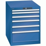 ARMOIRE BLEU GENT. 564X725X700 AVEC 6 TIR. 75KG _ 14.352.090 - LISTA