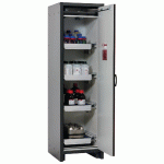 ARMOIRE SÉCURITÉ Q-CLASSIC-30 Q30.195.056.R GRIS/ROUGE - MANUTAN COLLECTIVITÉS