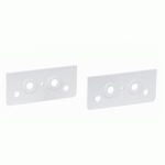 CALES POUR PAUMELLES NYLON TB78 ET TB82-ÉPAISSEUR 3MM-BLANC NORMBAU