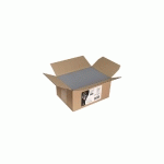 CARTON DE 200 ENVELOPPES POLLEN 110X220MM 120G/M² - GRIS ACIER