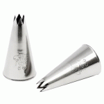 DOUILLE CANNELÉE INOX C5 (VENDU PAR 2)