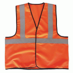 GILET HAUTE VISIBILITÉ ORANGE TAILLE M - MANUTAN
