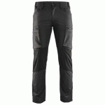 PANTALON DE TRAVAIL SERVICES STRETCH GRIS FONCÉ/NOIR TAILLE 56C - BLAKLADER