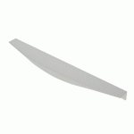 POIGNÉEE PROFIL COURBE PLAT DE LONGUEUR 290MM ENTRAXE 224MM ALUMINIUM FINITION NATUREL - CADAP - P0524/290/22S