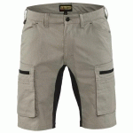 SHORT SERVICES STRETCH BEIGE/NOIR TAILLE 40 - BLAKLADER