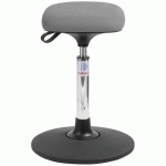 TABOURET SWAY TETRA - TISSU CURA - MEDIUM - GRIS - GLOBAL PROFESSIONAL SEATING
