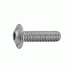 VIS À MÉTAUX TÊTE CYLINDRIQUE BOMBÉE À EMBASE 6 PANS CREUX INOX A2 IOS 7380 - 6X20 - X200 ACTON
