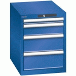 ARMOIRE BLEU SÉCU. 411X572X533 AVEC 4 TIR. 75KG _ 78.414.100 - LISTA