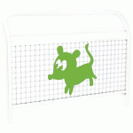 BARRIÈRE 1.50 SPÉC ECOLE CONVIVIALE CHIEN ZINC BLANC 9010 - PROCITY