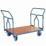CHARIOT MODULABLE BLEU - TUBE -2 DOSSIERS - FORCE 500 KG - FIMM