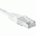 CORDON RJ45 CATÉGORIE 6A F/UTP BLANC - 75 M - DEXLAN