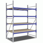 KIT RAYONNAGE DÉPART 2500X1800X1100 MM 4 NIVEAUX 2200 KG - BITO