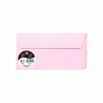 LOT DE 4 - PAQUET DE 20 ENVELOPPES POLLEN 110X220MM 120G/M2 - ROSE DRAGÉE