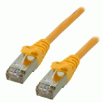 MCL IC5K99BZZZ6ASH03J CÂBLE DE RÉSEAU JAUNE 0,3 M CAT6A S/FTP (S-STP) ROND