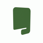 SÉPARATEUR DE BUREAU ACOUSTIQUE LATÉRAL PAULINE EN PET 12 MM - L 60 X H 80 CM - VERT AVOCAT