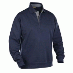 SWEAT COL POLO MARINE TAILLE L - BLAKLADER